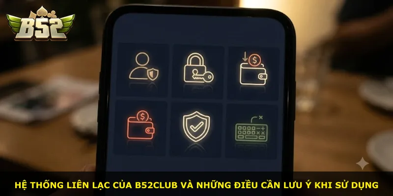 Hệ thống liên lạc của B52Club và những điều cần lưu ý khi sử dụng