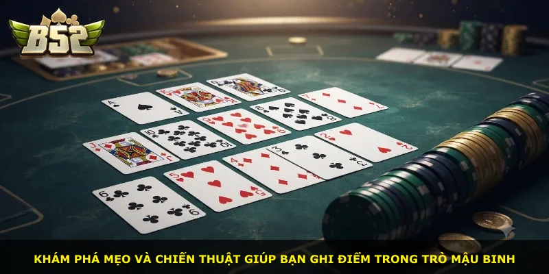 Khám phá mẹo và chiến thuật giúp bạn ghi điểm trong trò Mậu Binh