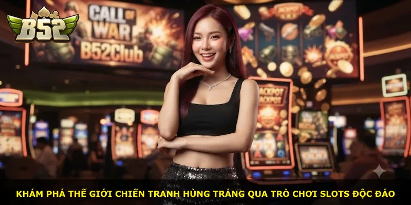 Khám phá thế giới chiến tranh hùng tráng qua trò chơi slots độc đáo