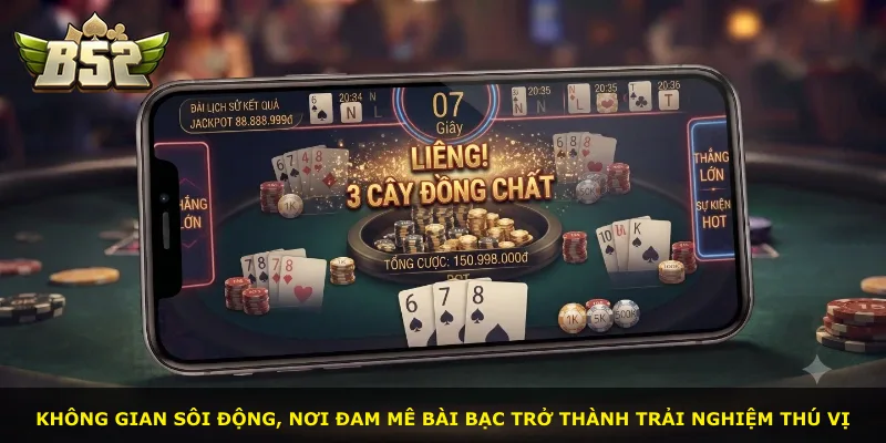 Không gian sôi động, nơi đam mê bài bạc trở thành trải nghiệm thú vị