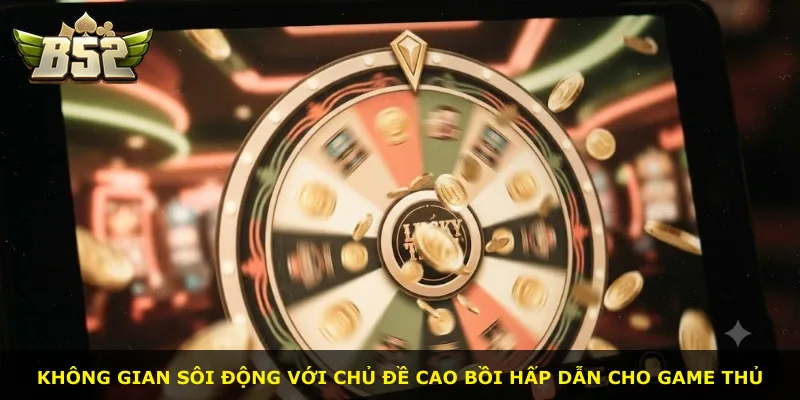 Không gian sôi động với chủ đề cao bồi hấp dẫn cho game thủ