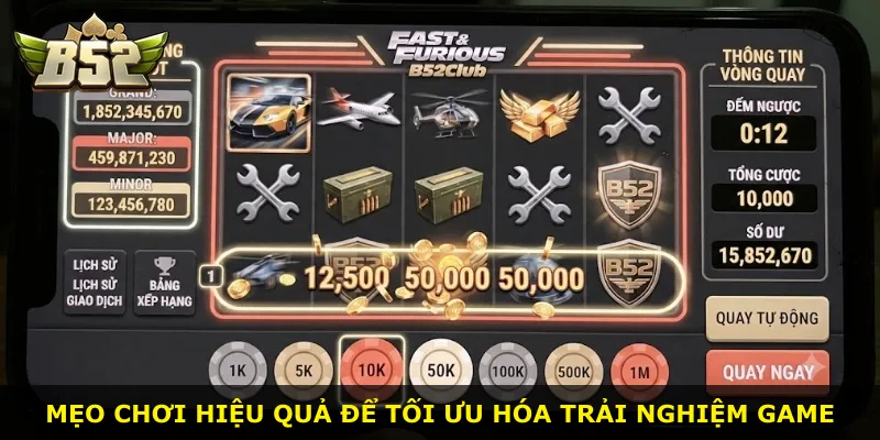 Mẹo chơi hiệu quả để tối ưu hóa trải nghiệm game