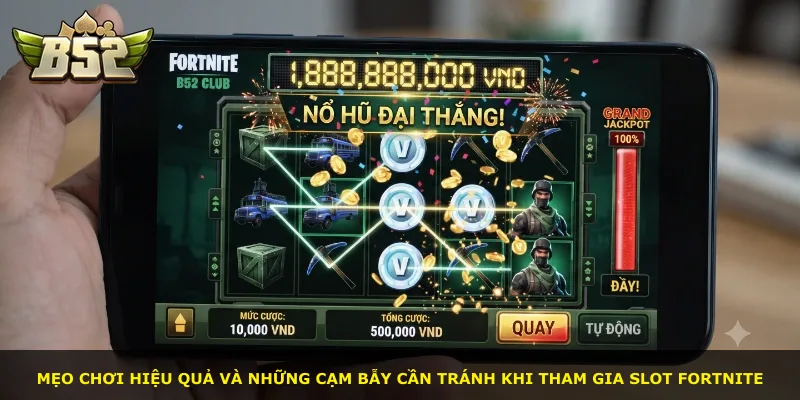 Mẹo chơi hiệu quả và những cạm bẫy cần tránh khi tham gia slot Fortnite