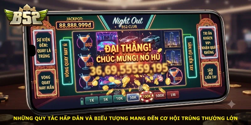 Những quy tắc hấp dẫn và biểu tượng mang đến cơ hội trúng thưởng lớn