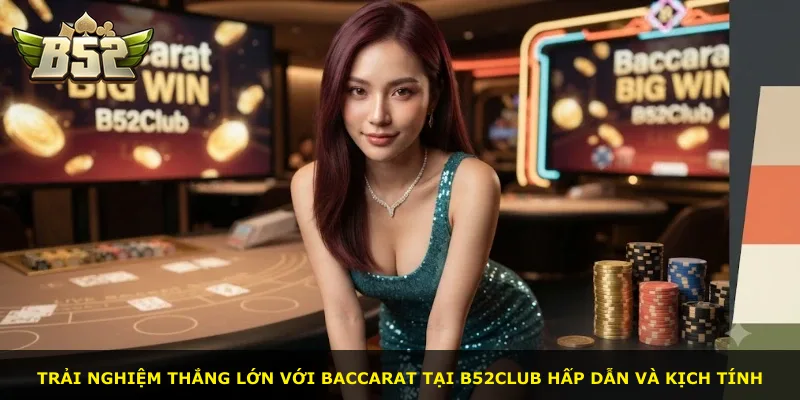 Trải nghiệm thắng lớn với Baccarat tại B52Club hấp dẫn và kịch tính